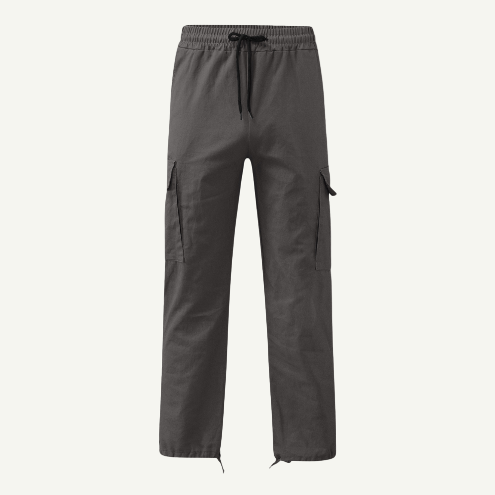 Adrian | Straight-Fit Cargo Pants with Side Pockets for Men