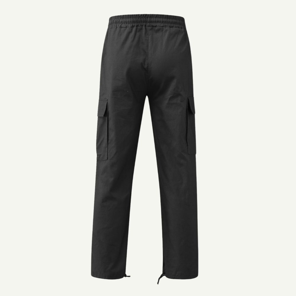 Adrian | Straight-Fit Cargo Pants with Side Pockets for Men