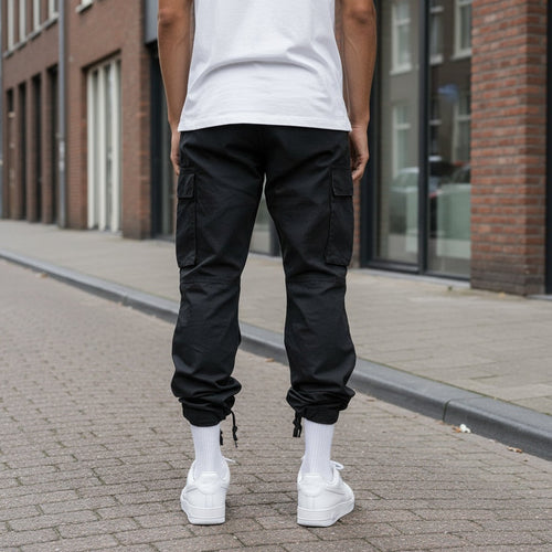 Adrian | Straight-Fit Cargo Pants with Side Pockets for Men