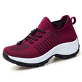 Adriana | Zapatillas Plataforma Deportivas Mujer Cordones Tejido