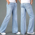 Álvaro | Vaqueros Anchos Hombre Flare Denim Pierna Acampanada