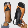 Amaia | Sandalias Planas Slingback Mujer Punta Cuadrada