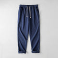 Andrés | Pantalón de Lino Hombre Cintura Elástica Cordón Pierna Ancha