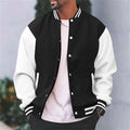 Arnau | Varsity Jacket Hombre Bicolor Botones a Presión