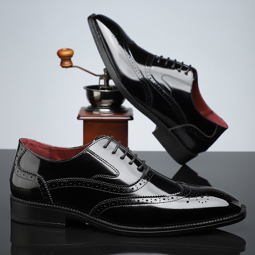 Arnau | Zapatos Brogue de Cuero Hombre Blucher Wingtip