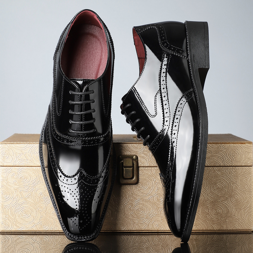 Arnau | Zapatos Brogue de Cuero Hombre Blucher Wingtip