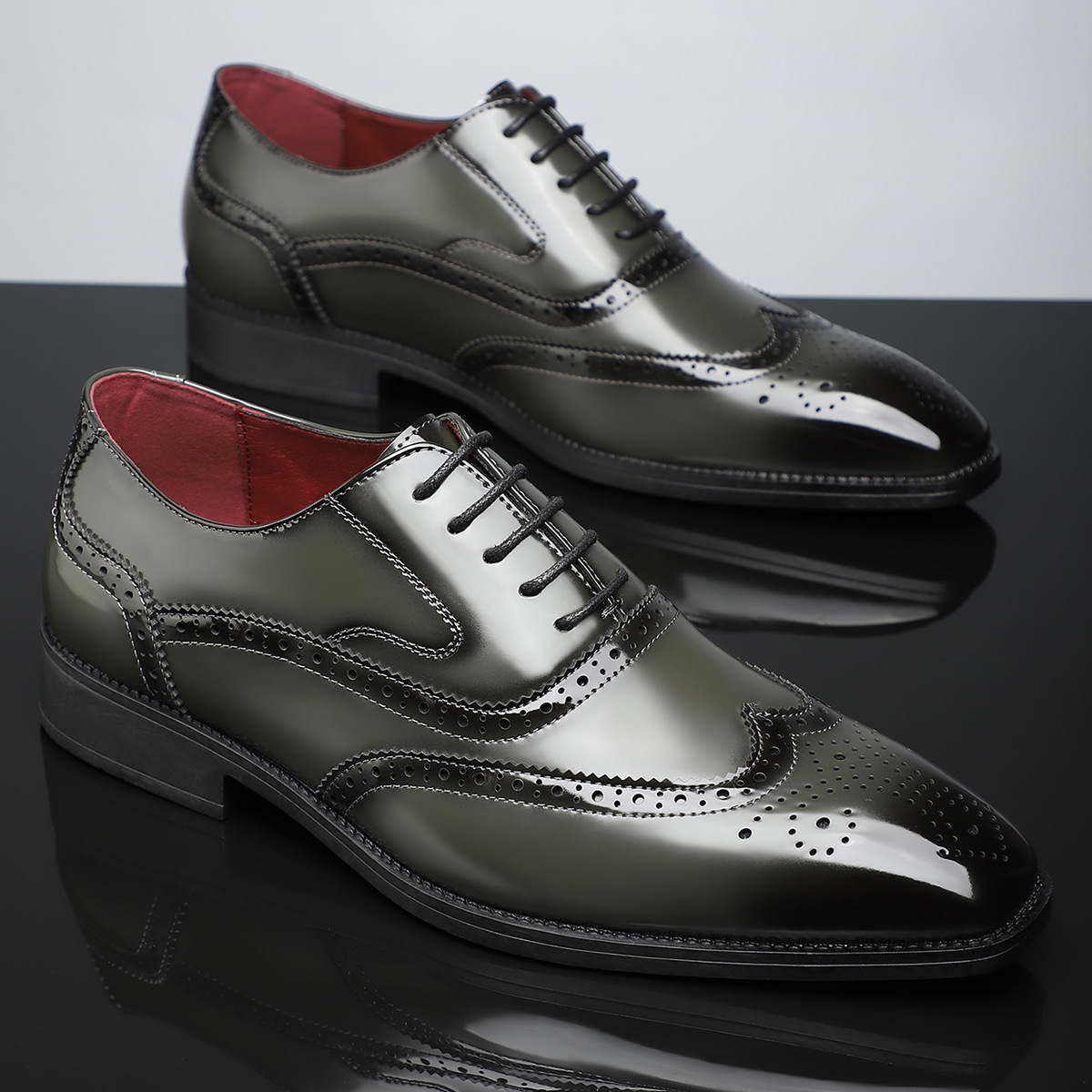 Arnau | Zapatos Brogue de Cuero Hombre Blucher Wingtip