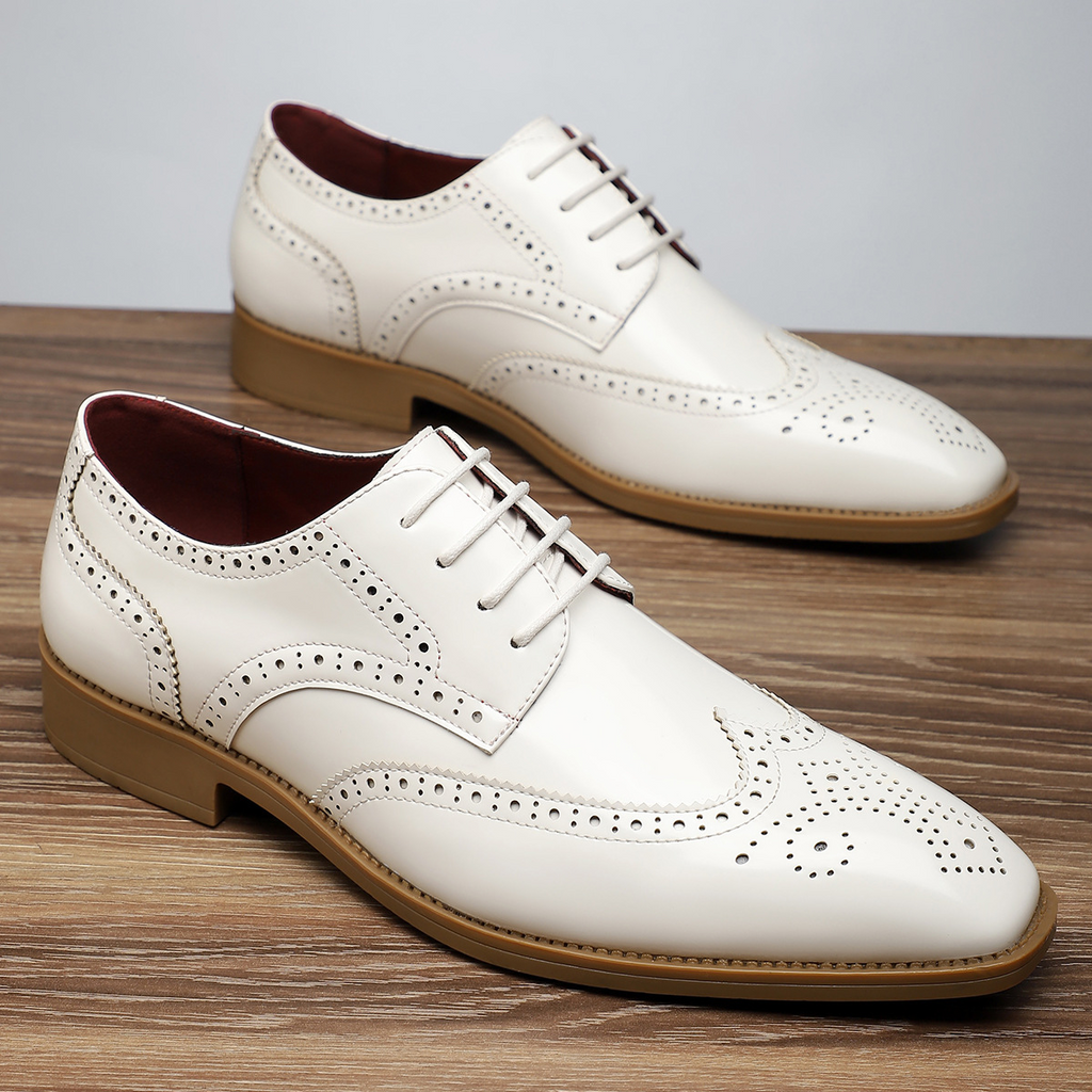 Arnau | Zapatos Brogue de Cuero Hombre Blucher Wingtip