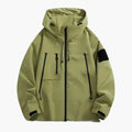 Asier | Chaqueta Cortavientos con Capucha Hombre Bolsillos Cremallera