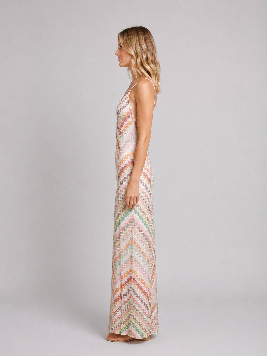 Beatriz | Vestido Largo de Ganchillo Boho Mujer Tirantes Escote V