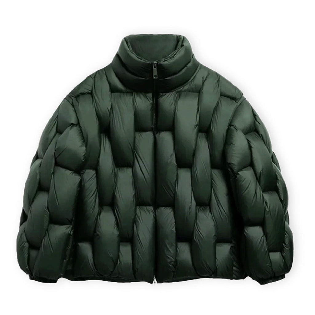 Berta | Chaqueta de Plumas Oversize Mujer Cuello Alto Cremallera
