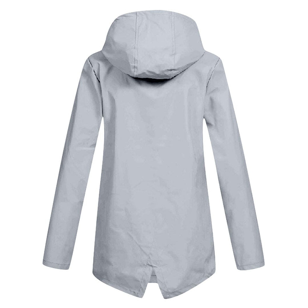 Covadonga | Chubasquero Impermeable Mujer con Capucha Cremallera
