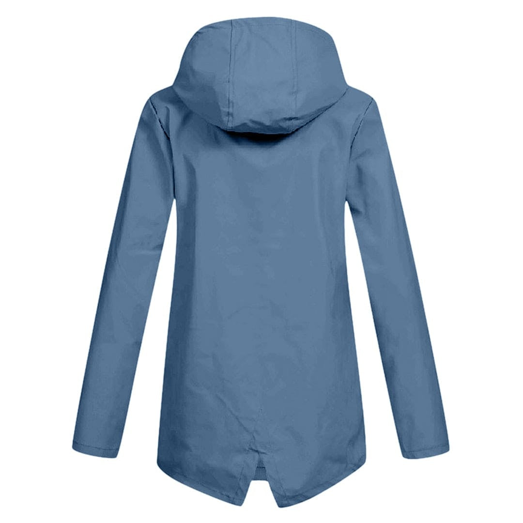 Covadonga | Chubasquero Impermeable Mujer con Capucha Cremallera
