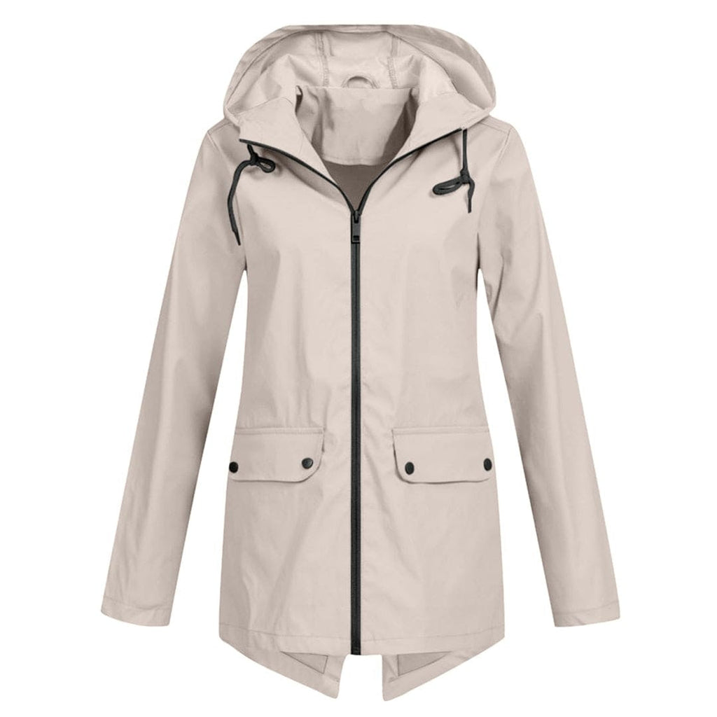 Covadonga | Chubasquero Impermeable Mujer con Capucha Cremallera