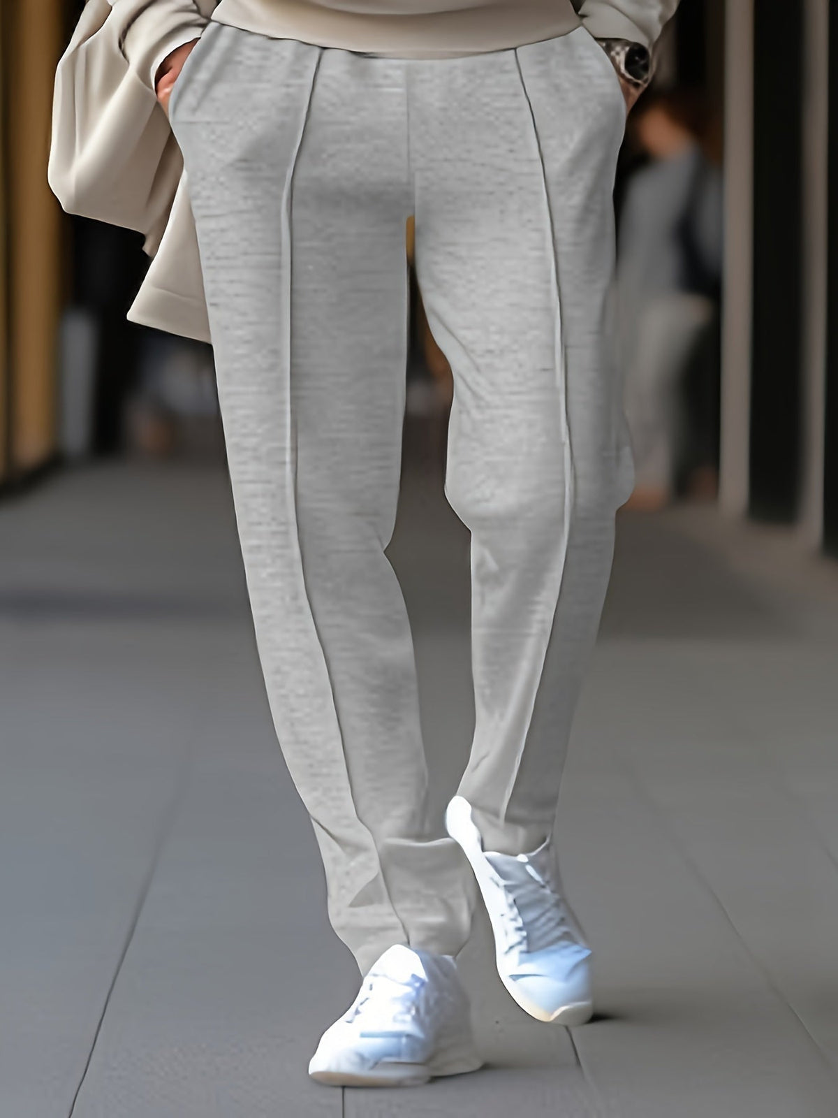 Emilio | Pantalón Chino con Pinzas Hombre Slim Fit Stretch