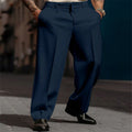 Emilio | Pantalón de Traje Hombre Pinzas Pierna Ancha Cintura Alta