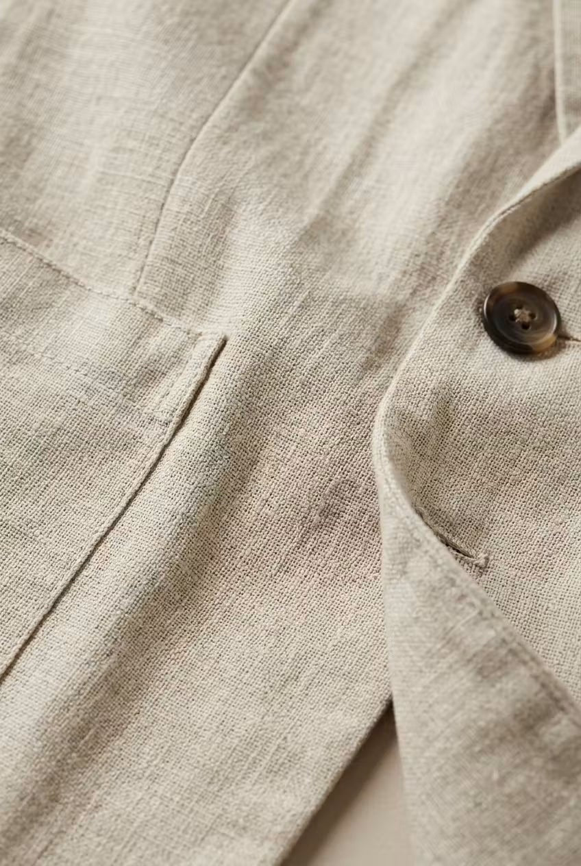 Emilio | Traje de Lino Hombre Corte Relajado