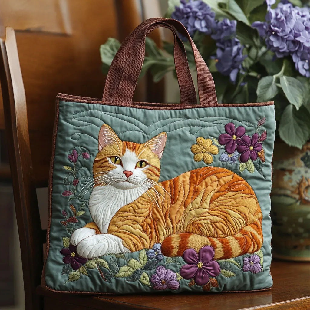 Encarnación | Bolso Tote Acolchado Artesanal Mujer Estampado Único
