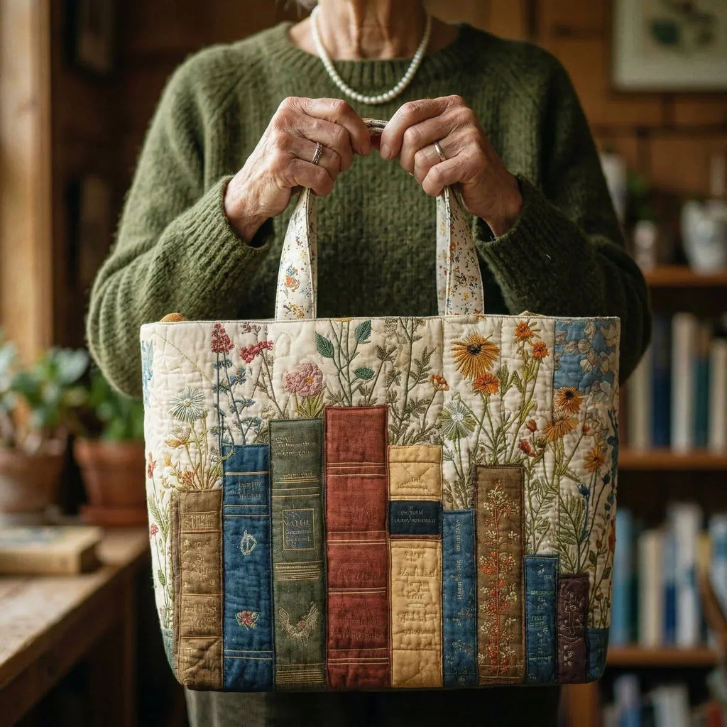 Encarnación | Bolso Tote Acolchado Artesanal Mujer Estampado Único