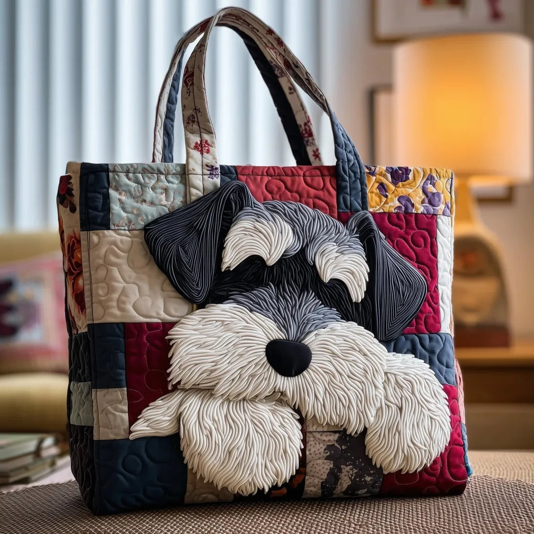 Encarnación | Bolso Tote Acolchado Artesanal Mujer Estampado Único