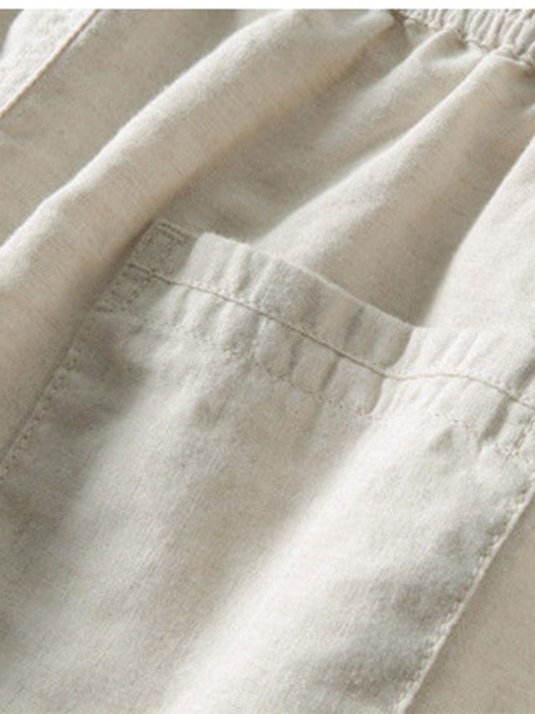 Enrique | Conjunto de Verano de Manga Corta Texturizado Hombre Cordón Ajustable