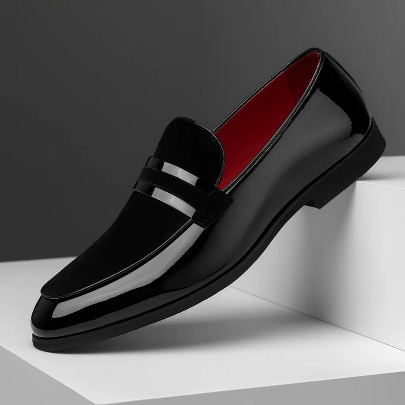 Felipe | Mocasín de Cuero y Ante Hombre Suela Clásica
