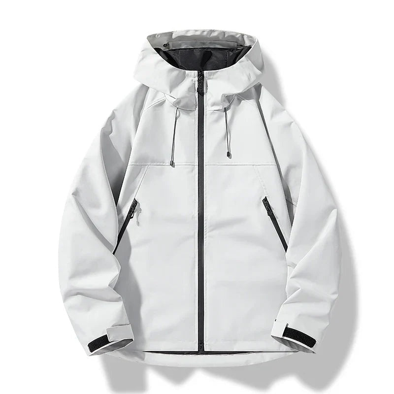 Guillermo | Chaqueta Cortavientos Impermeable Hombre con Capucha