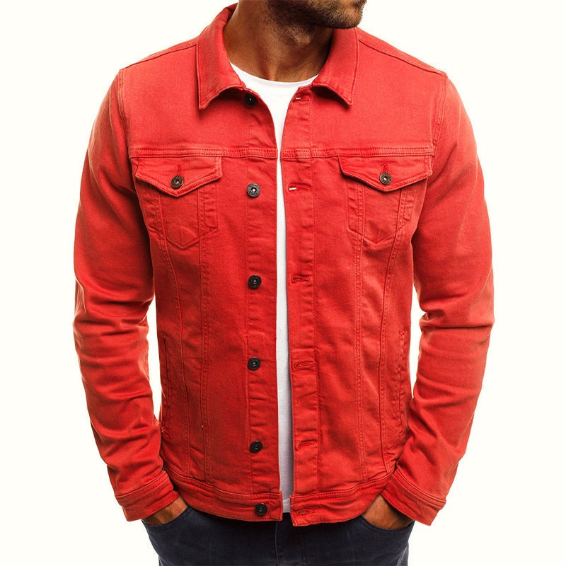 Iker | Chaqueta Vaquera Hombre Slim Fit Botones