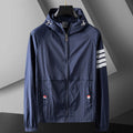 Iker | Varsity Jacket Hombre con Capucha Rompevientos