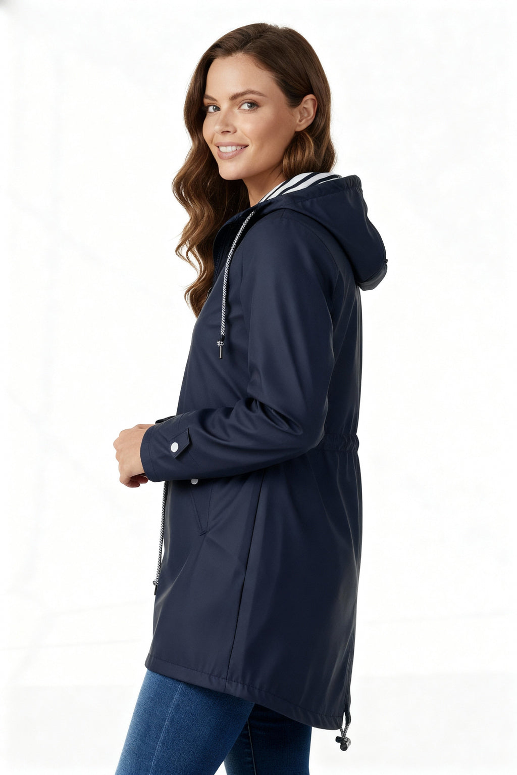 Inés | Chubasquero Impermeable Mujer con Capucha