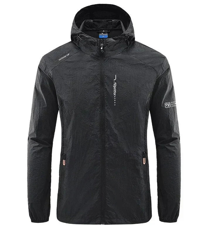 Iván | Chubasquero Impermeable con Capucha Hombre Ultraligero