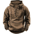 Iván | Sudadera Oversize con Capucha Hombre Cordones Bolsillo Canguro