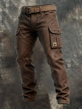 Koldo | Pantalón Cargo Hombre Bolsillos Laterales Corte Recto