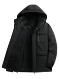 Koldo | Parka Impermeable Hombre Forro Polar con Capucha