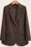 Lidia | Chaqueta Americana de Dos Botones Mujer Cuello Solapa