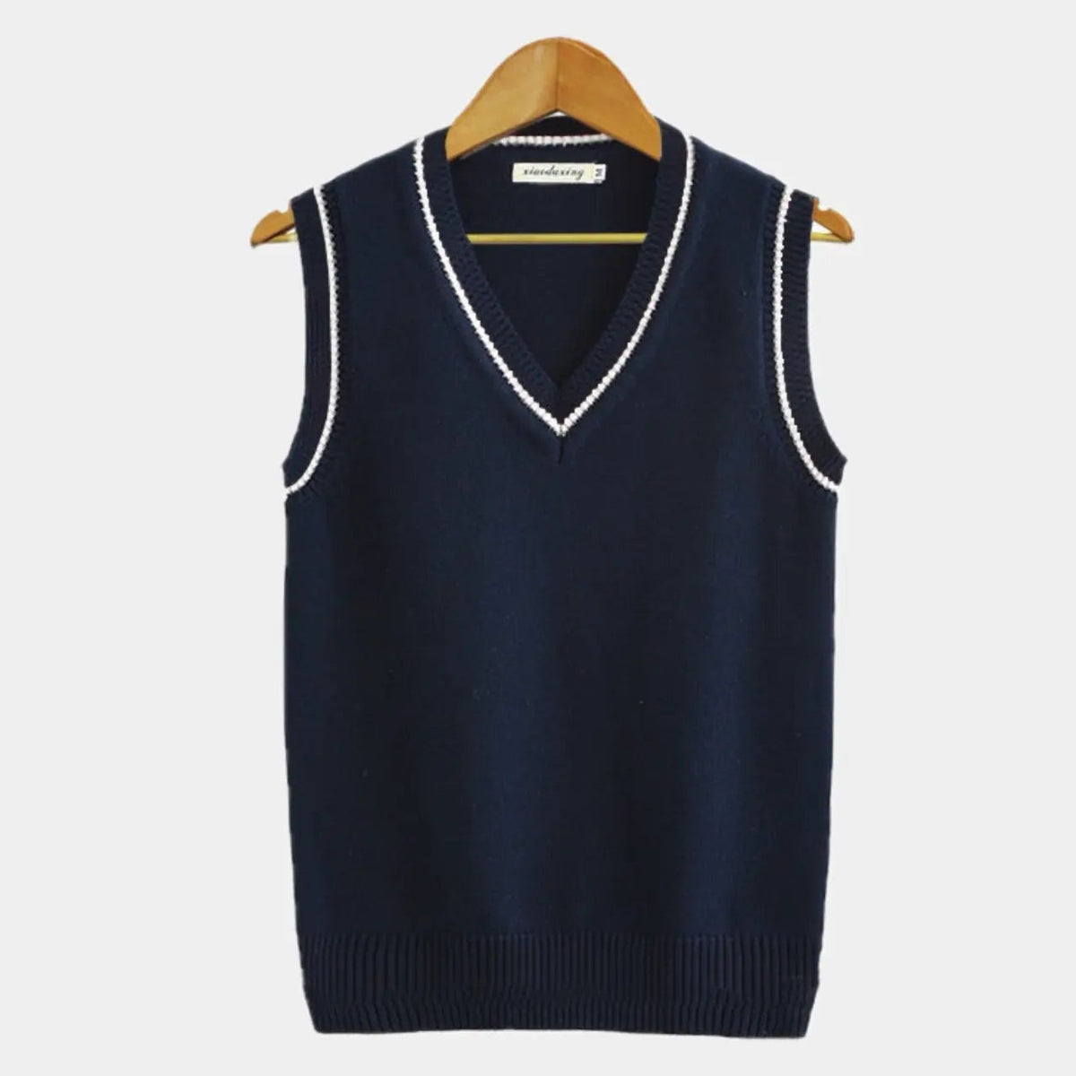Hugo | Gilet Chaleco de Punto Hombre Cuello V Cable Knit