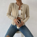 Lorena | Chaqueta de Punto Mujer Manga Larga Botones