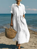 Macarena | Vestido Midi de Verano de Algodón Mujer