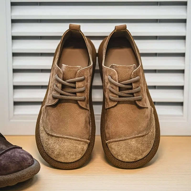 Marcos | Zapatos Derby de Ante Hombre Cordones Suela Gruesa