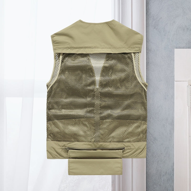 Mikel | Chaleco Multibolsillos Outdoor Hombre Transpirable