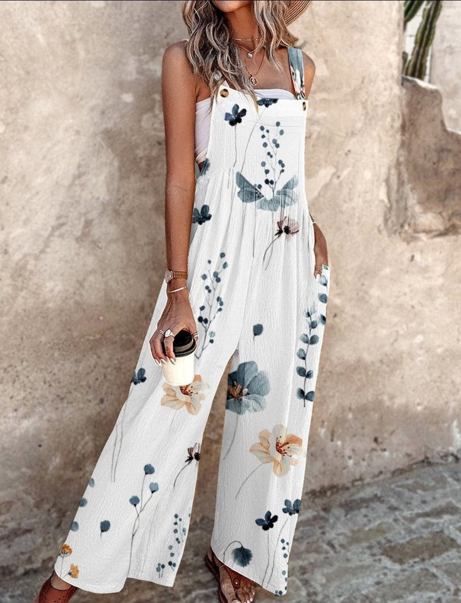 Montserrat | Mono Largo Estampado Floral Mujer Tirantes