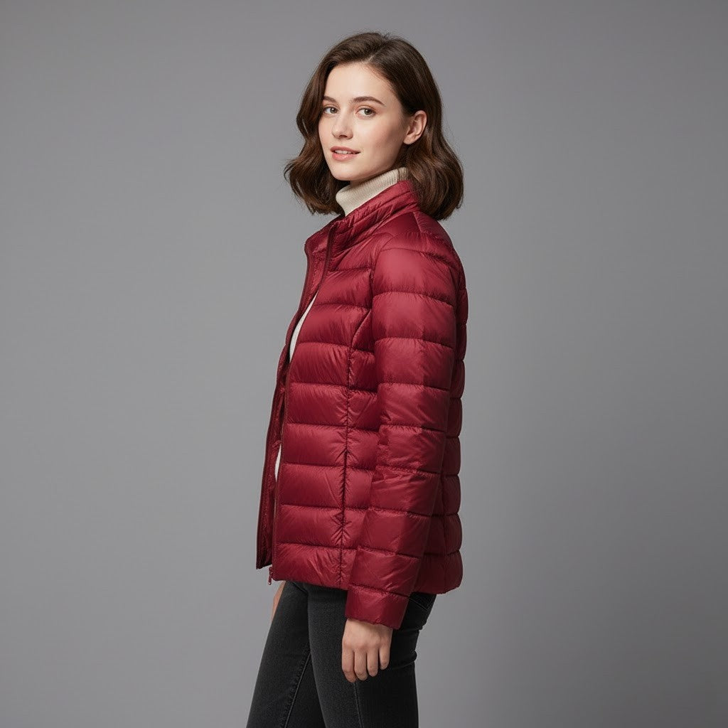 Nerea | Chaqueta Acolchada Puffer Jacket Mujer Cuello Alto