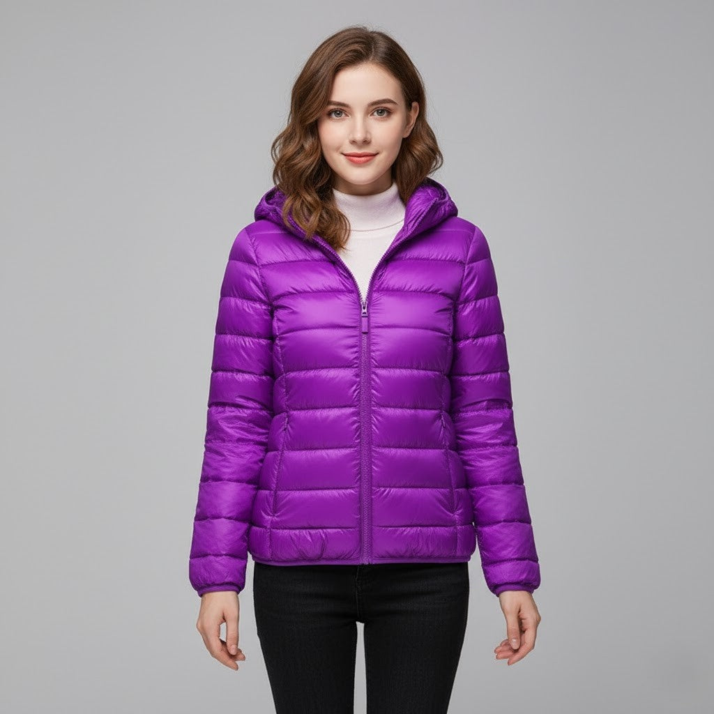 Nerea | Chaqueta Acolchada Puffer Jacket Mujer Cuello Alto