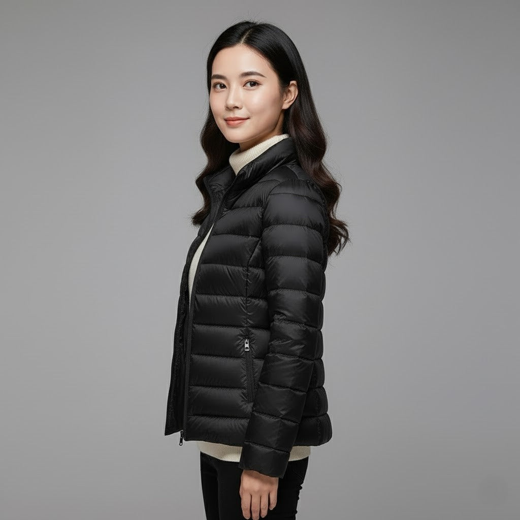 Nerea | Chaqueta Acolchada Puffer Jacket Mujer Cuello Alto