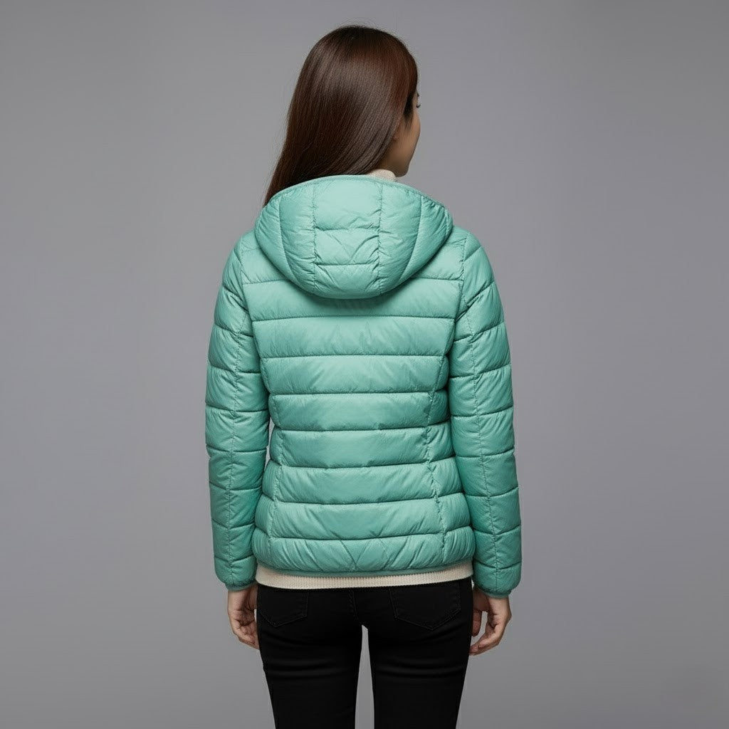 Nerea | Chaqueta Acolchada Puffer Jacket Mujer Cuello Alto