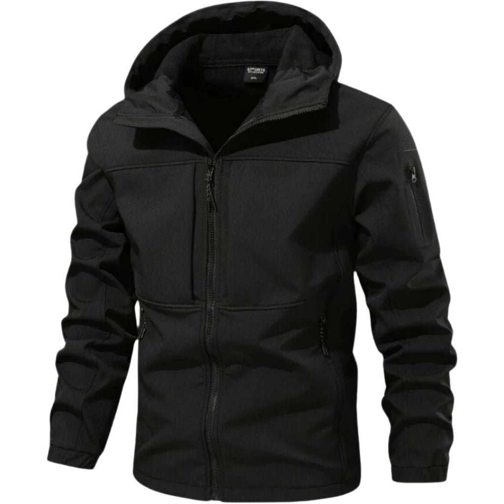 Nicolás | Anorak Softshell Hombre con Capucha Bolsillos Cremallera
