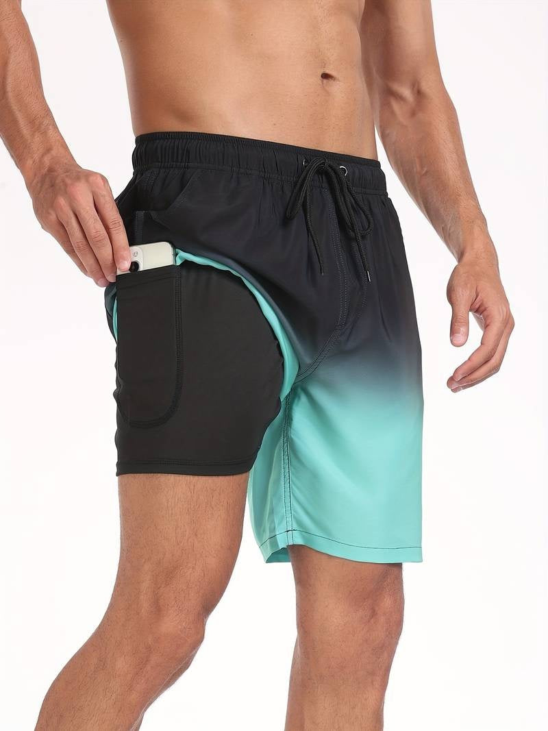 Nicolás | Bañador Shorts Hombre Estampado Flamencos Cintura Elástica