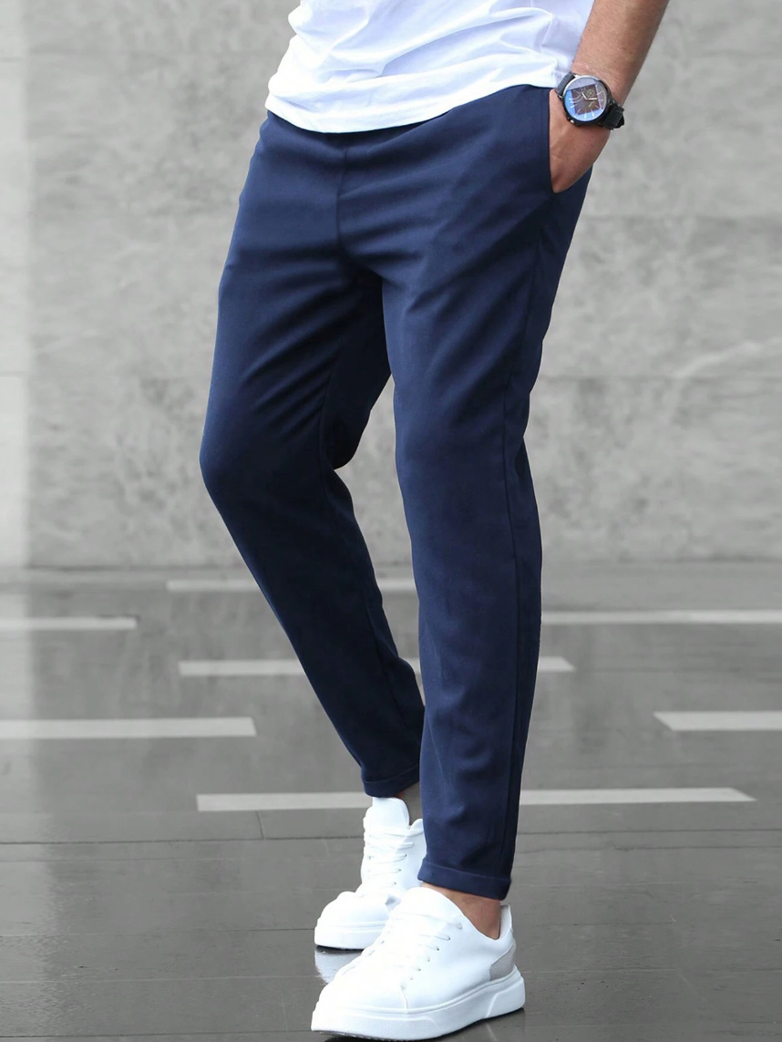 Pau | Pantalón Deportivo Hombre Cintura Elástica Corte Slim