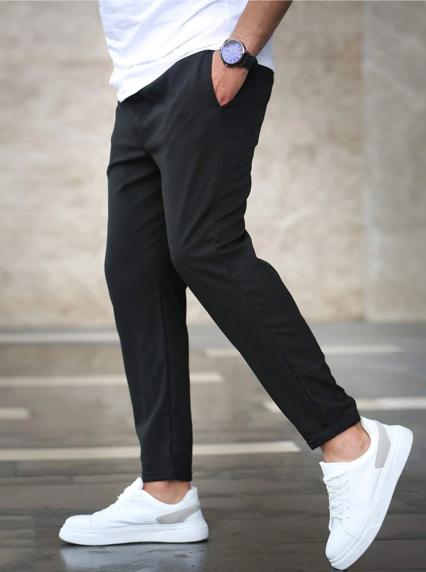 Pau | Pantalón Deportivo Hombre Cintura Elástica Corte Slim