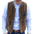 Pol | Chaleco de Ante Hombre Botones Estilo Tradicional